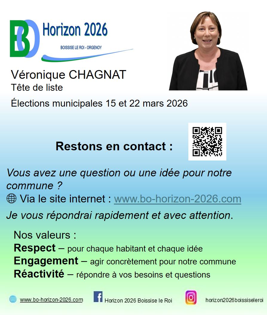 Nous suivre et nous contacter - Horizon 2026